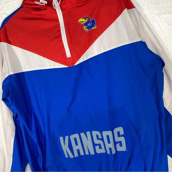 Zoozats Women’s Kansas Jayhawks Half Zip Hoodie Jacket‎ Size medium Sports - Picture 2 of 10